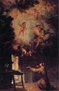 Bartolome Esteban Murillo Vision of St.Anthony of Padua Sweden oil painting artist